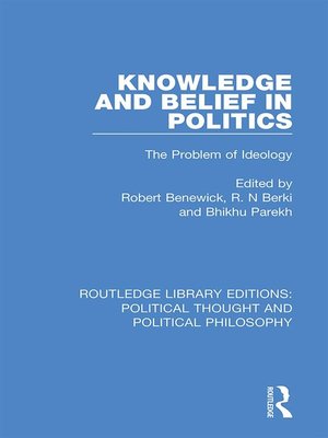 cover image of Knowledge and Belief in Politics